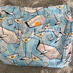 Loudmouth Partini Martini Print Golf Shorts